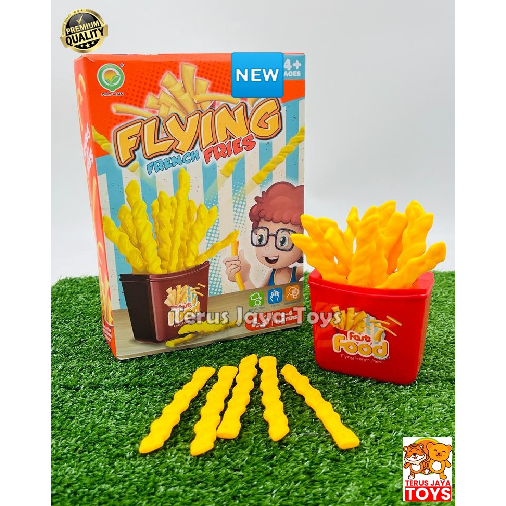 Family Game Board Games Flying French Fries Kentang Goreng terbang