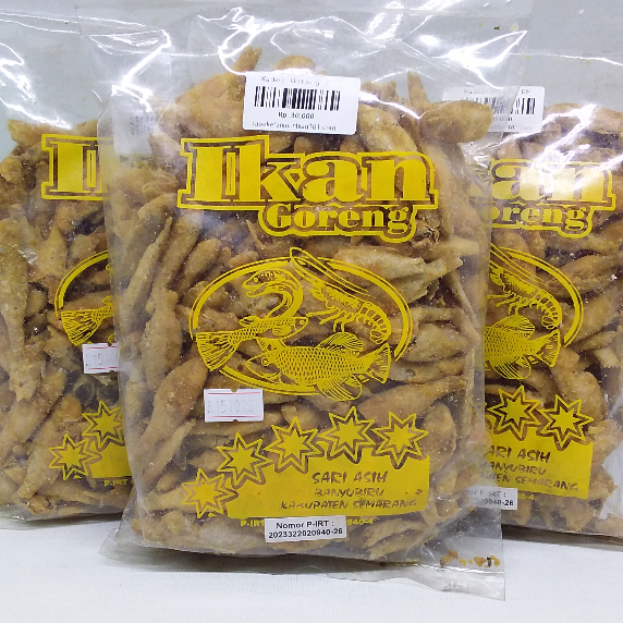 

WADER GORENG CRISPY GURIH ASIN / IKAN GORENG 250gr