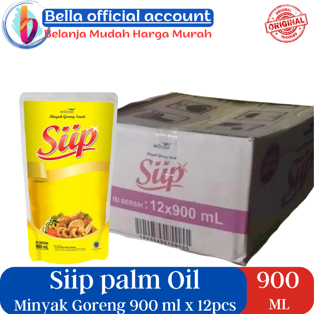 Siip Minyak Goreng Pouch 12 pcs x 90ml - 1 dus