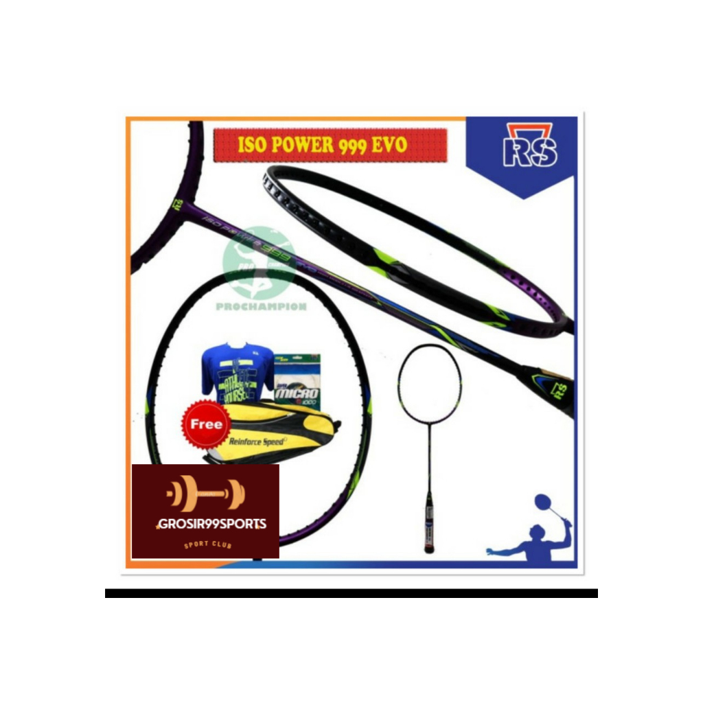 RAKET BADMINTON RS ISO POWER 999