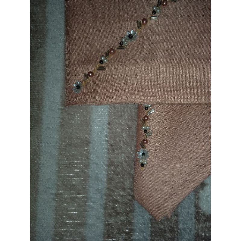 Jilbab segi empat payet/voal