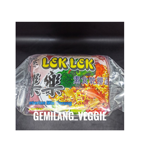 

mie goreng instant vegan lek lek