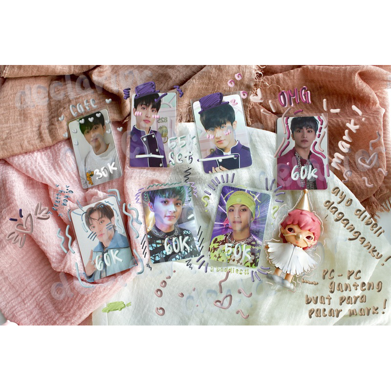 [restock] photocard nct dream 127 kpop mark haechan jaehyun jungwoo chenle jaemin doyoung johnny caf