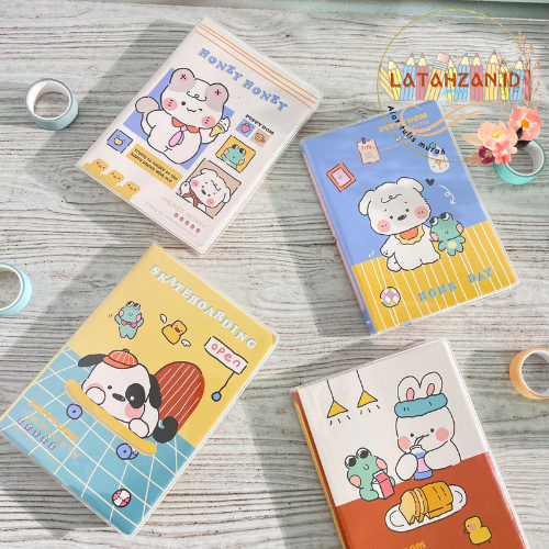 

BUKU DIARY A6 PUPPY DOM RABBIT( KERTAS FULLCOLOR ) BUKU CATATAN HARIAN JURNAL COD