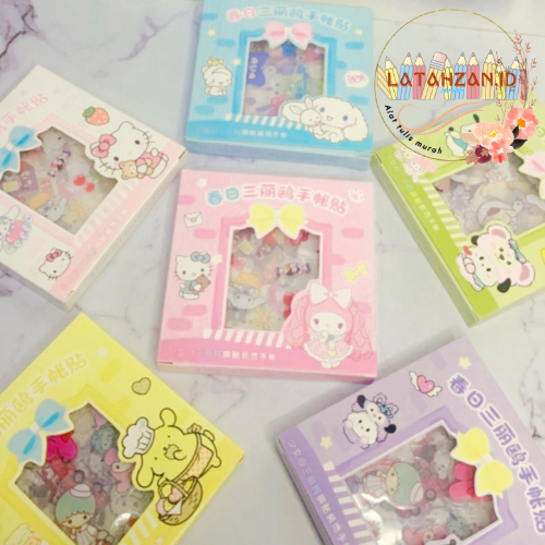 

stiker mini sanrio isi 6lembar kode AMX308