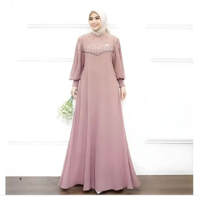 Vierra Gamis kondangan Outfit Wanita Kekinian Simple