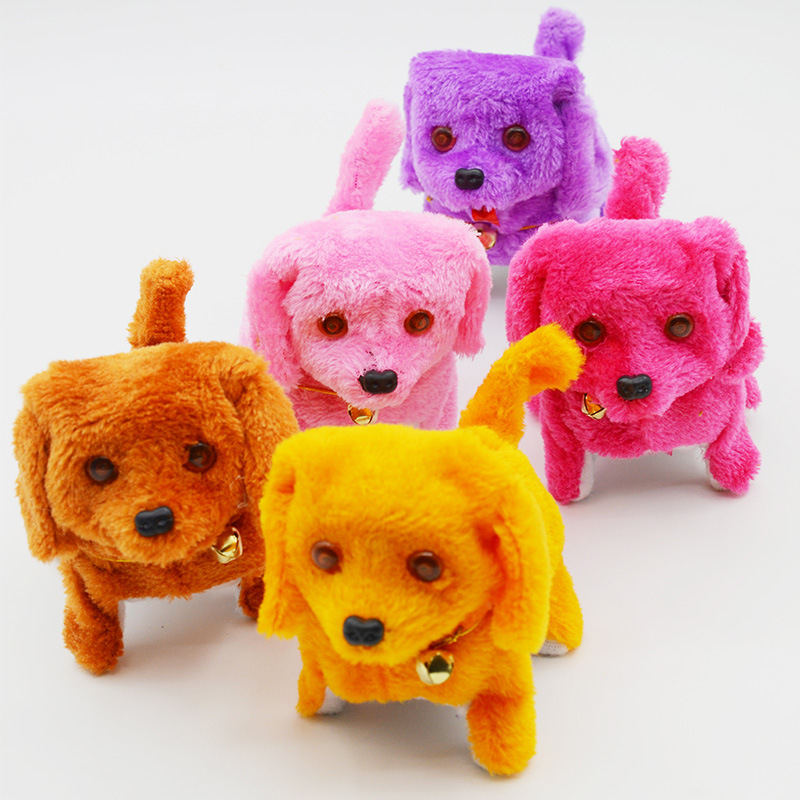 Milah.Amanah Mainan Robot Anjing Lucu Baterai Bisa Jalan