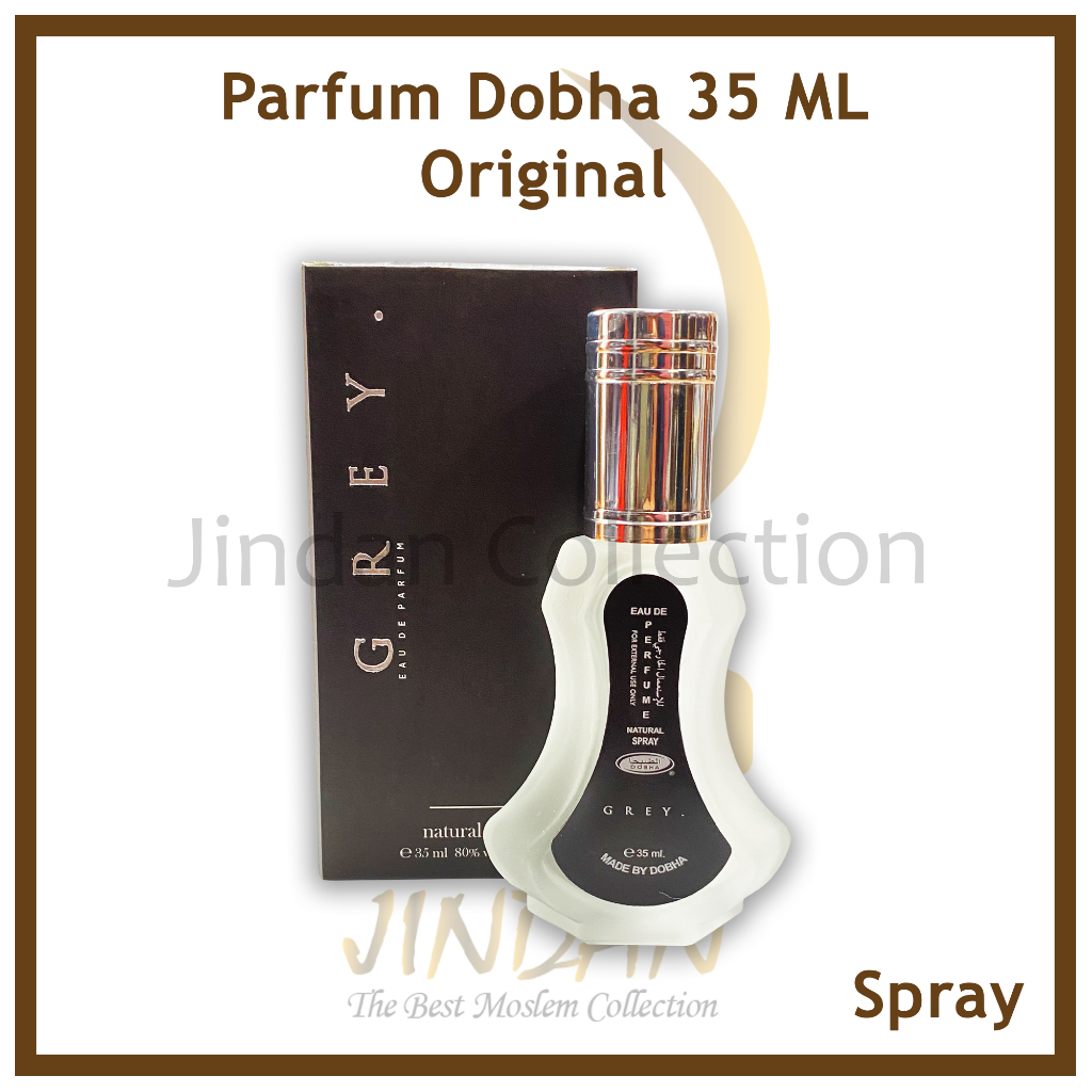 PARFUM MINYAK WANGI DOBHA 35ML NON-ALKOHOL - GREY