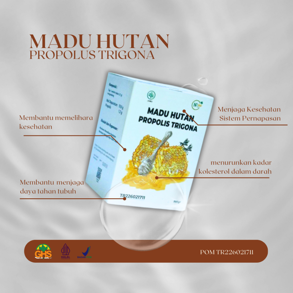 

BISA COD GARANSI ORIGINAL Madu Hutan plus propolis - Madu Kesehatan - Madu Hutan Propolis Trigona NR88 - Madu Murni 100% - Produk Asli No KW