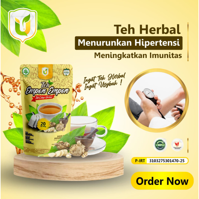 

LH Teh Celup Empon Empon Usybah 20 kantung Menurunkan Hipertensi Alami