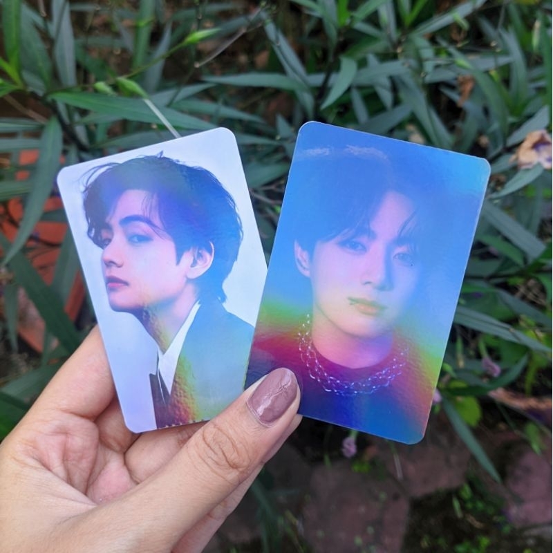 Cetak Custom Photocard Satu Sisi Hologram Freebies dan Pribadi