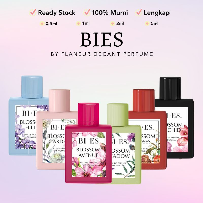 Share in Bottle / Decant Perfume • BIES - Blossom Orchid - Blossom Hills - Blossom Meadow - Blossom 