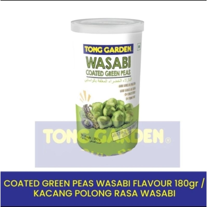 

Tong Garden Coated Green Peas Wasabi Flavour 180gr - Kacang Polong Tepung Rasa Wasabi