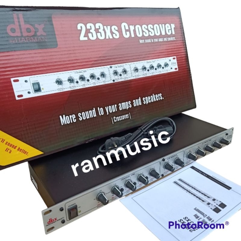 CROSSOVER DBX 233XS PLUS SUB 3 WAY DBX 233 XS SUBWOOFER