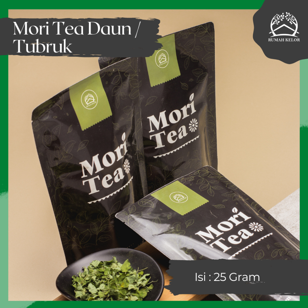 

Teh Tubruk Daun Kelor Organik MoriTea 25 gram Rumah Kelor