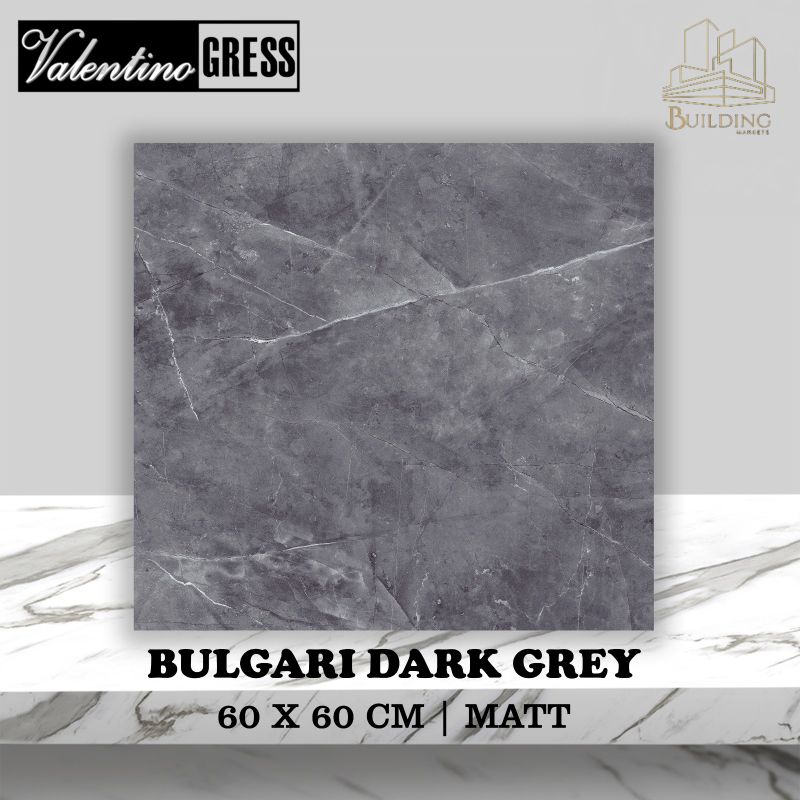 Granite Lantai 60×60 BULGARI DARK GREY/MATT/CARPORT/VALENTINO GRESS