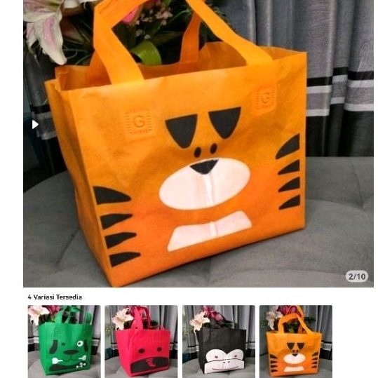 

tas ulang tahun karakter dus 22x22 harga per psc