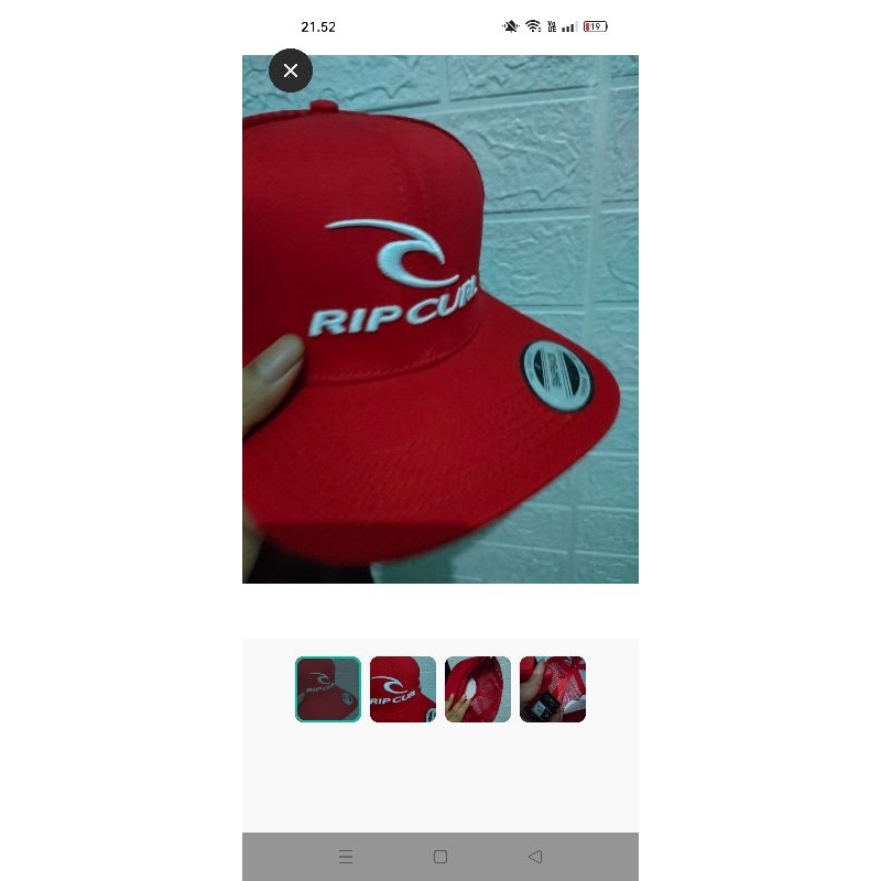 Topi trucker Rip curl tepan black Original SALE