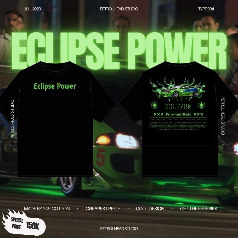 [Pre Order] Eclipse Power Shirt by Petrolhead Studio