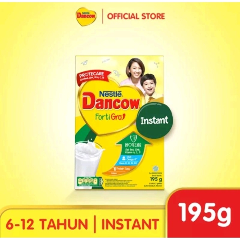 

DANCOW FORTIGRO (INSTANT PUTIH,COKLAT,FULLCREAM) 195GR