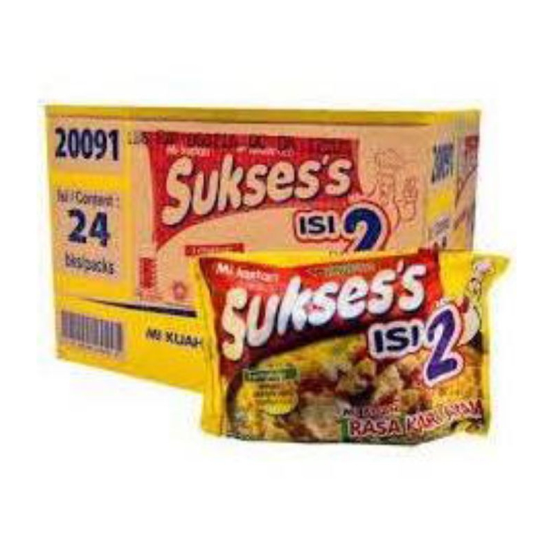 

Mie Kuah Suksess Kari Ayam 112gr 1 Dus 24 Pcs