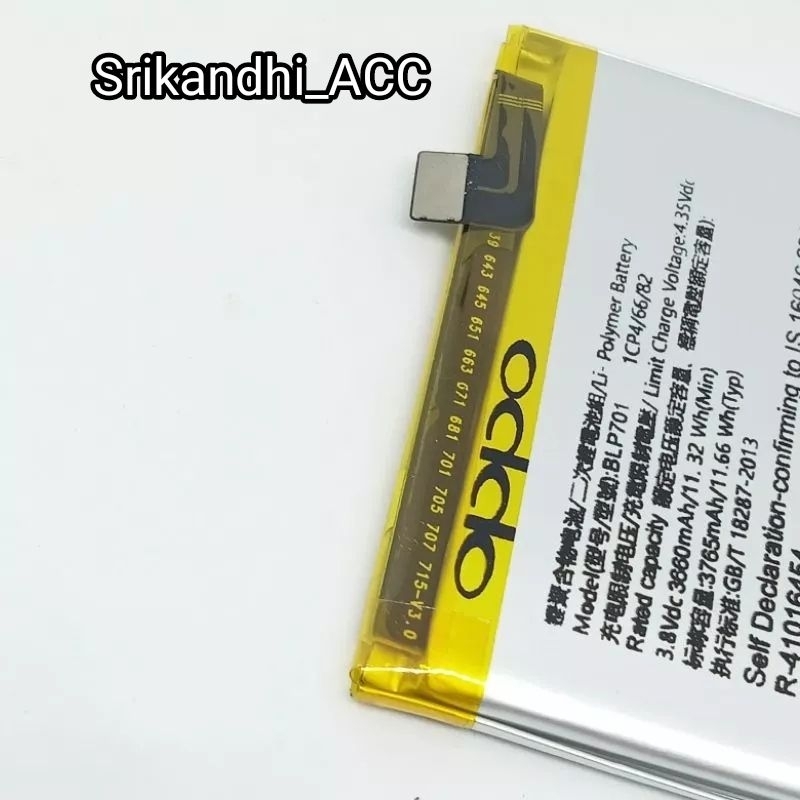 Batteray Opo Reno Batre Opo Reno 1 Batteray BLP701