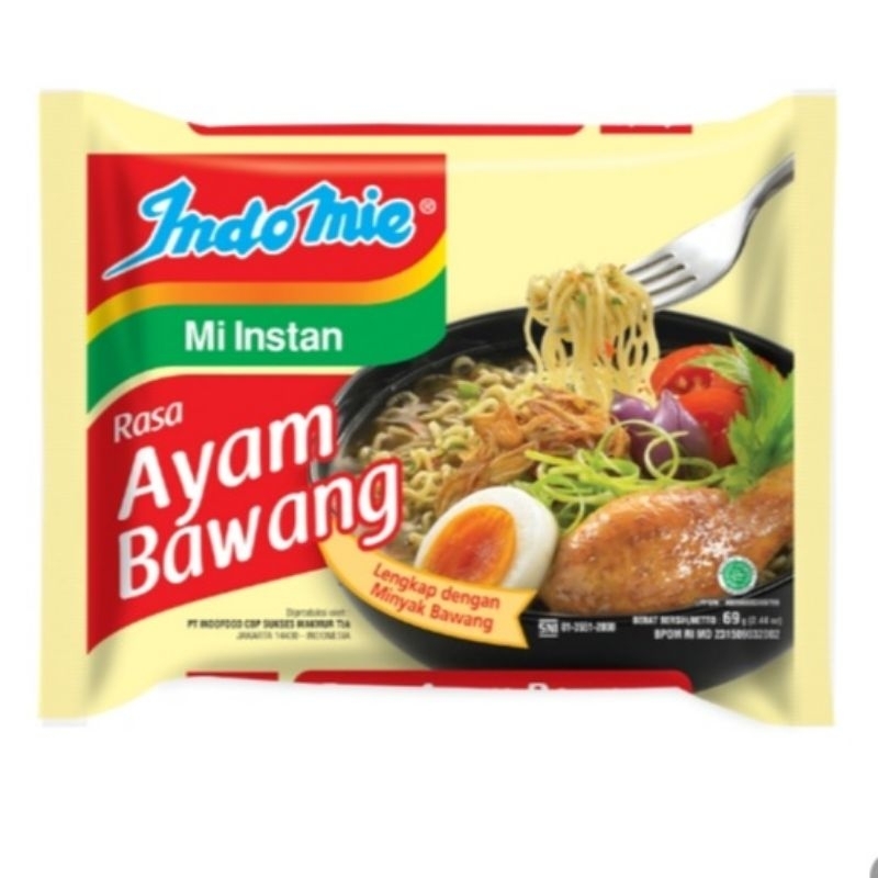 

INDOMIE MIE INSTANT - MIE AYAM BAWANG ISI 5 PCS