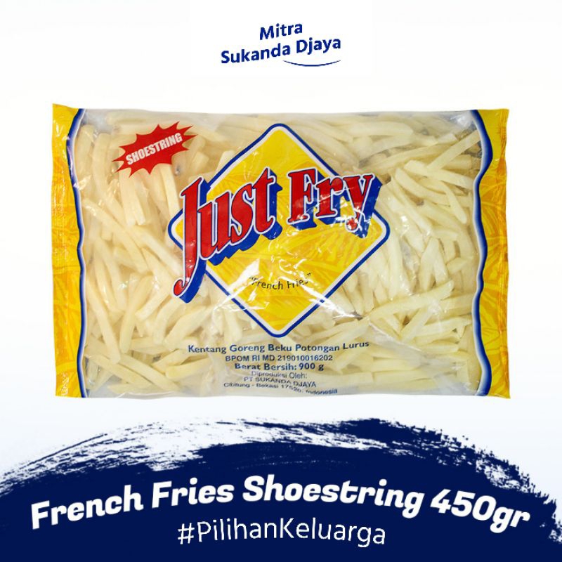 Just Fry French Fries Shoestring 450gram