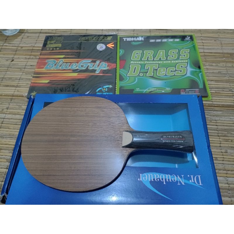 PAKET BET TENIS MEJA DR NEUBAUER TEXA CARBON ORIGINAL