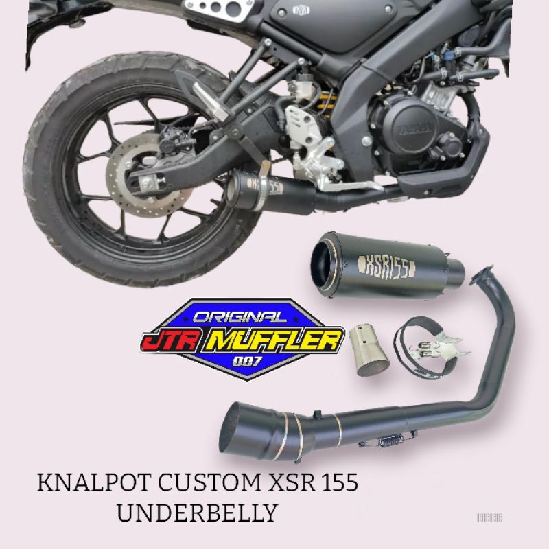 KNALPOT RACING XSR 155 R15 V3 V4 UNDERBELLY FULLSYSTEM
