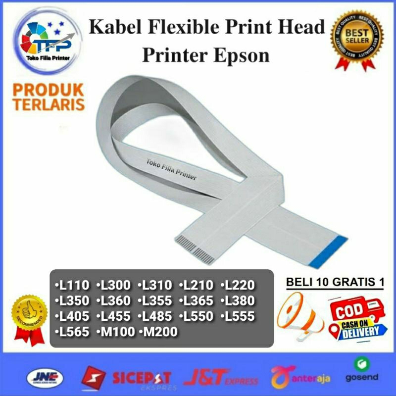 Kabel Flexible Print Head printer Epson L110 L300 L310 L210 L220 L350 L360 L355 L365 L380 L405 L455 