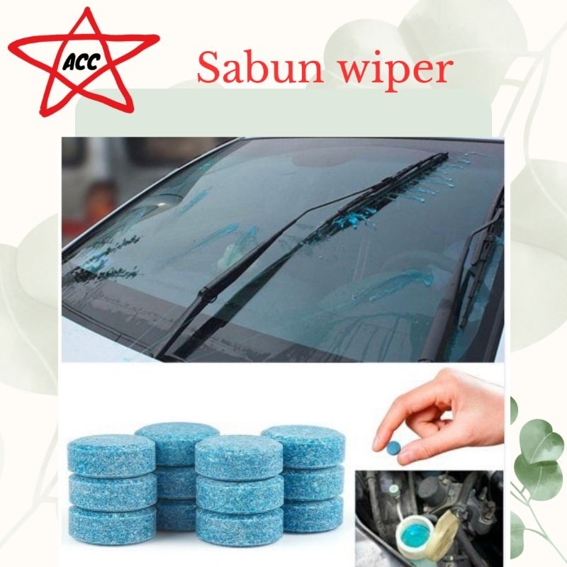 Tablet Sabun Pembersih Wiper Kaca Mobil Auto Windscreen Cleaner Compac Cairan Pembersih / OBAT WIPER