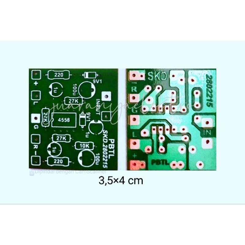 PCB FILTER BTL POWER
