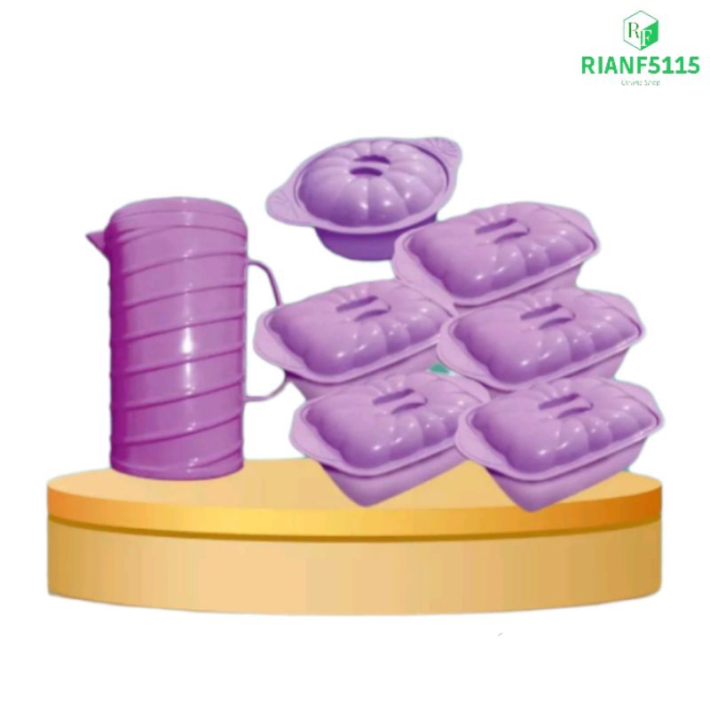 Basi Set Prasmanan Mewah Satu Set ISI 7 Pcs