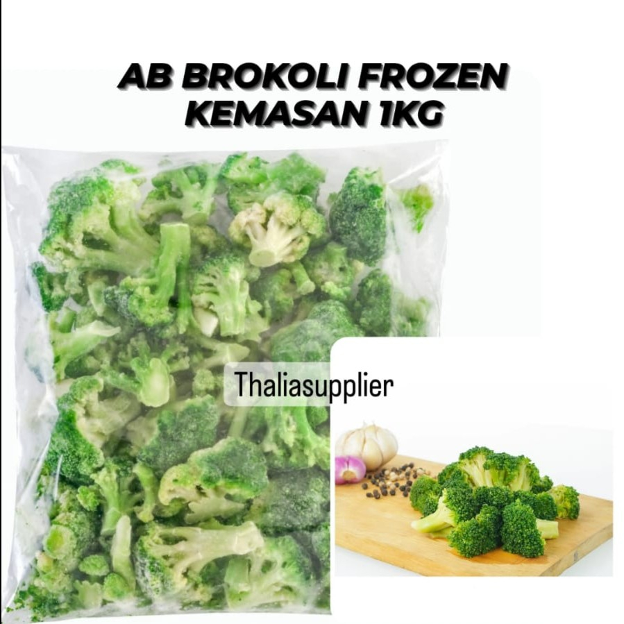 

AGRO BOGA VEGETABLE BROCCOLI/BROKOLI FROZEN KEMASAN 1KG,KHUSUS INSTANT KURIR