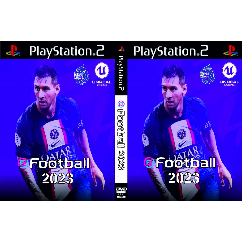 kaset game ps2 pes 2023 update terbaru PES 2023 LIGA BRI + TIMNAS INDONESIA efootball 2023