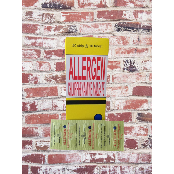 ALLERGEN 4MG PER BOX 20 STRIP ALLERGEN CTM 4MG