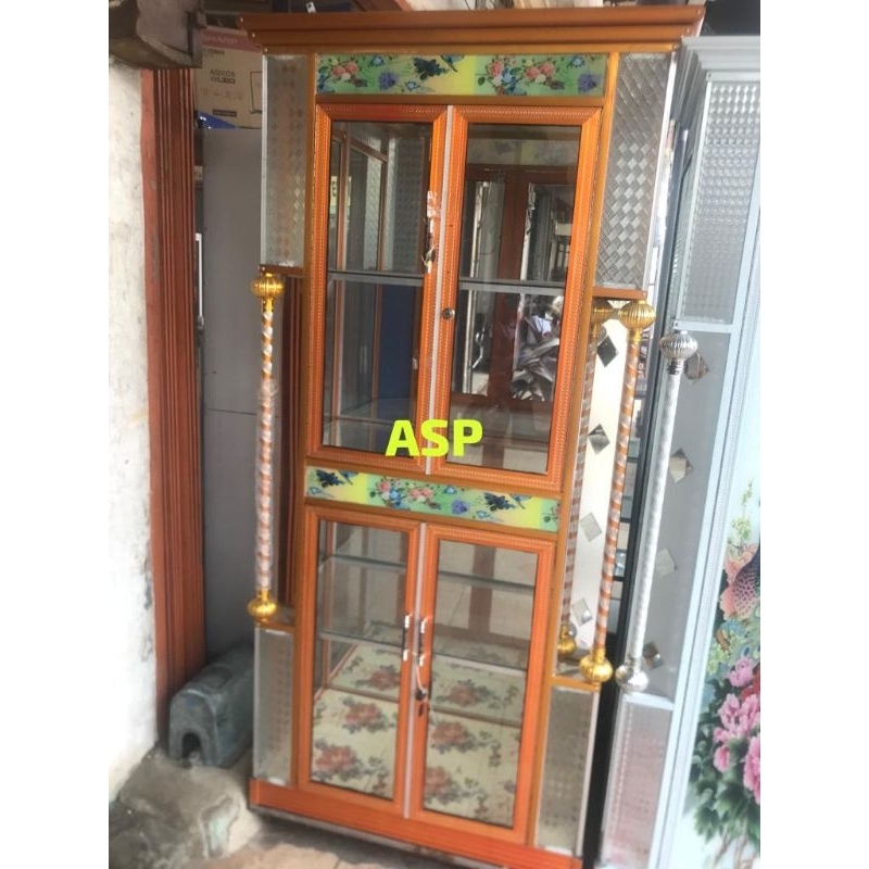 SALE LEMARI HIAS 2PINTU GOLD