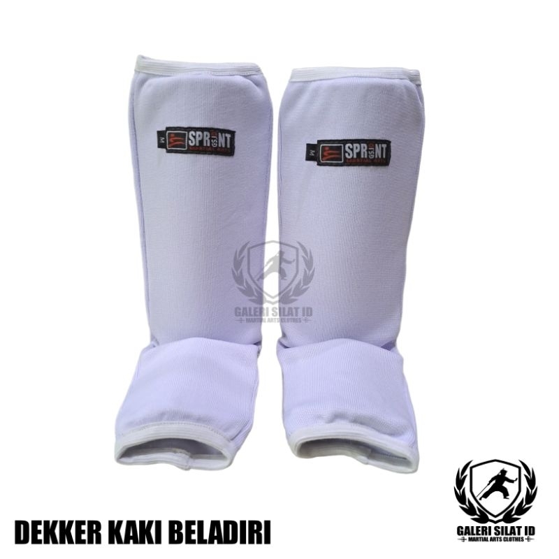 Arm Shinguard Long - Shinpad - Dekker Kaki Beladiri - Decker Pencak Silat Panjang - Deker Silat Panjang - Pelindung Kaki Olahraga Beladiri Silat Karate Taekwondo MMA Boxing Wushu Muay Thai Sprint Martial Arts