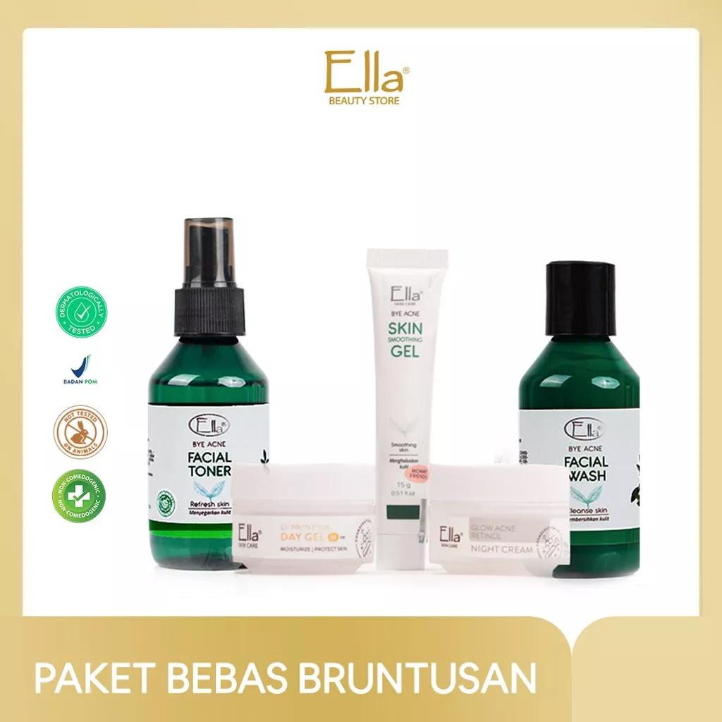 ELLA SKINCARE- PAKET BEBAS ACNE BRUNTUSAN