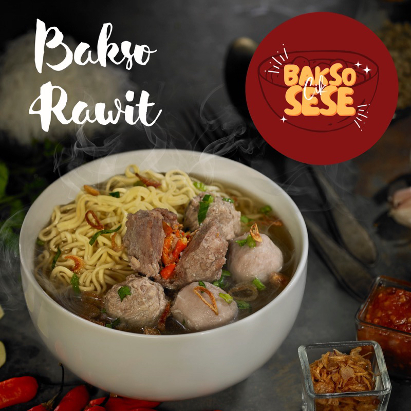 

Bakso Cik Sese PAKET URAT RAWIT JUMBO + KECIL