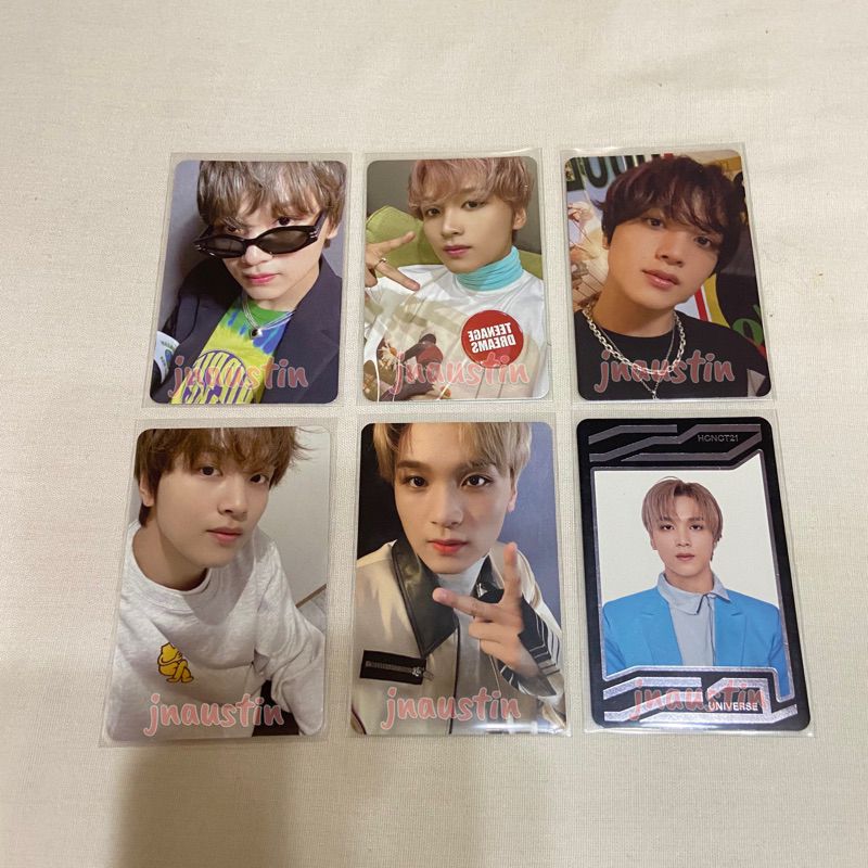 [BACA DESKRIPSI] PHOTOCARD NCT pc haechan agent, haechan sticky ver, haechan mixtape beatbox, haecha