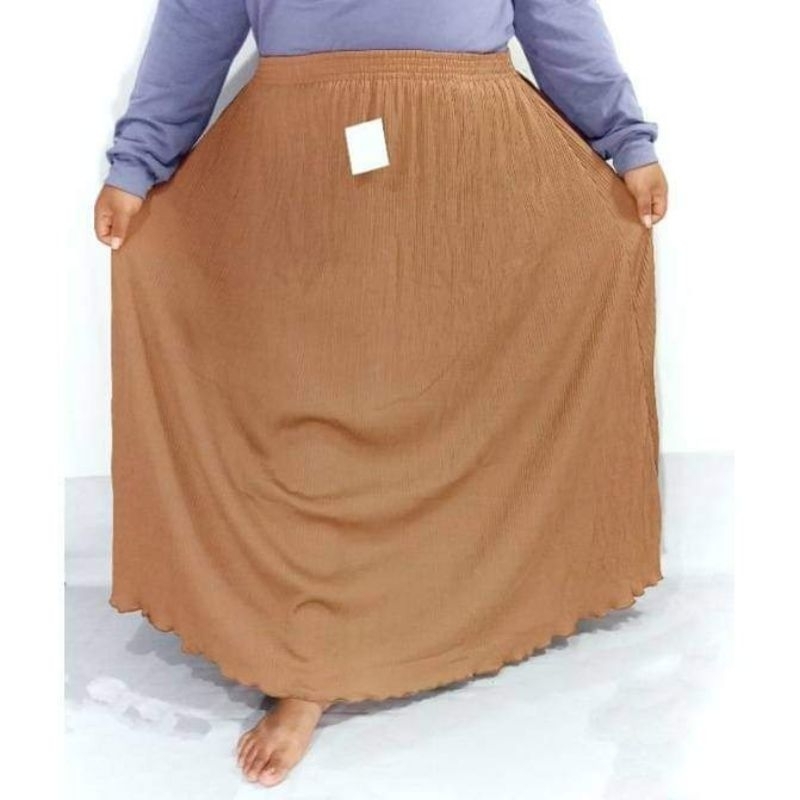 Rok Plisket Super Jumbo BB 130Kg / Rok Plisket Dewasa Oversize Jumbo / Rok Plisket Super Jumbo Murah