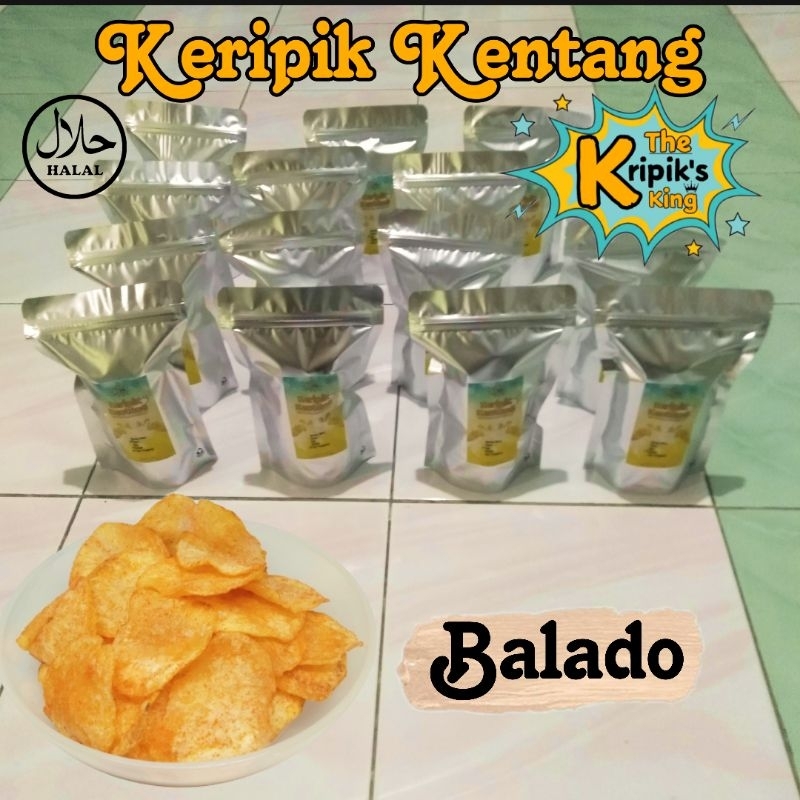 

Keripik Kentang Rasa Balado