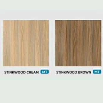 Keramik 50x50 Doff Motif Kayu Stinkwood Cream dan Brown Grade A
