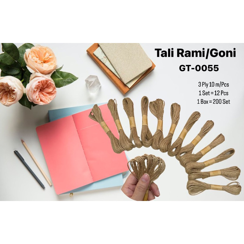 TALI RAMI/TALI GONI 110cm DEKORASI KERAJINAN TANGAN GOTRI GT-0055