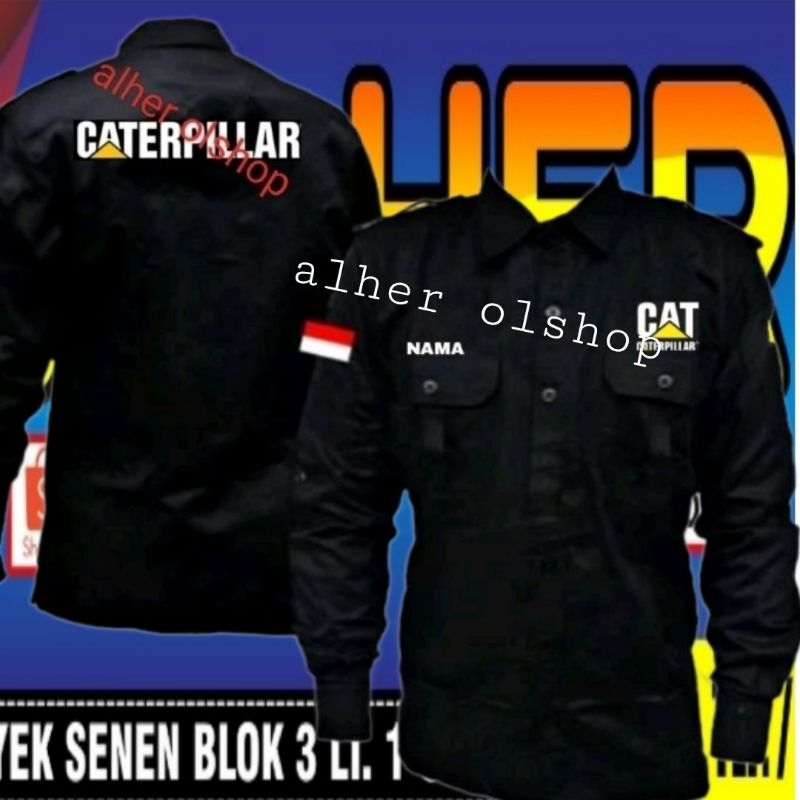 Kemeja Caterpillar baju Caterpillar seragam Caterpillar baju kerja Caterpillar kemeja kerja Caterpil