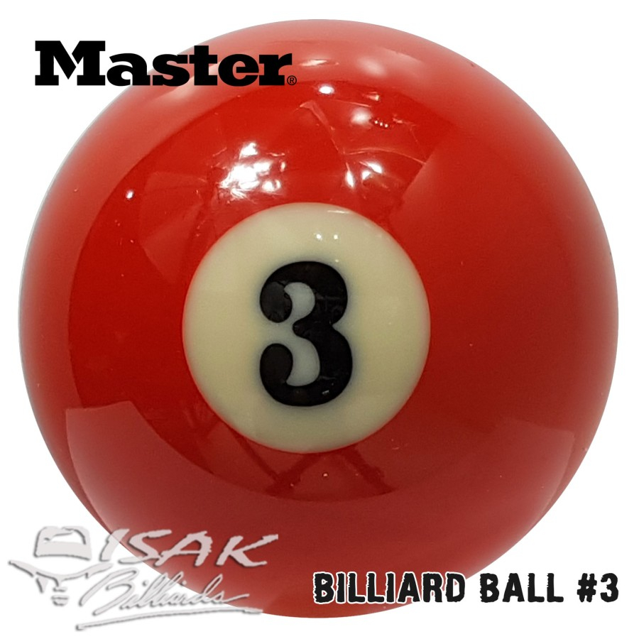Bola Eceran Nomor 3 - 2.1/4&quot; - Billiard Ball Biliar Pool Besar Bilyar - MIT