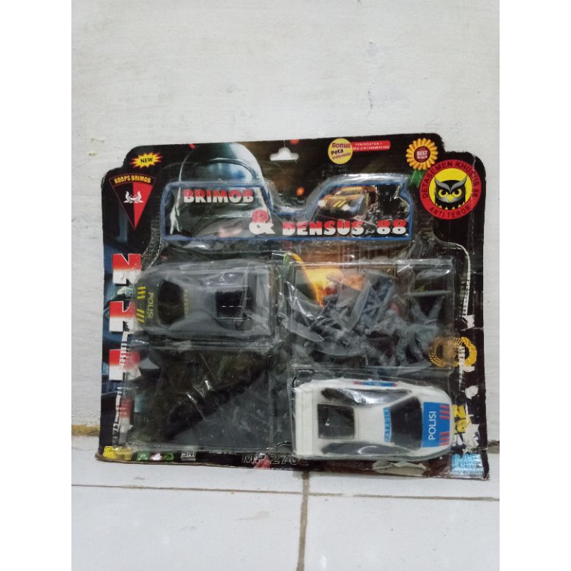 Tentara Plastik Brimob Dan Densus88