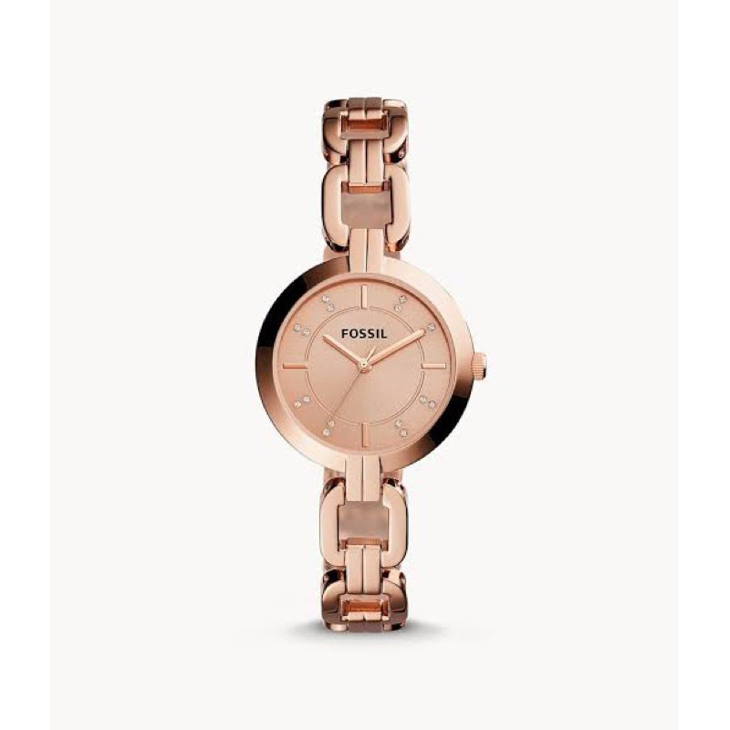 Kerrigan Three-Hand Rose Gold-Tone Stainless Steel Watch BQ3206